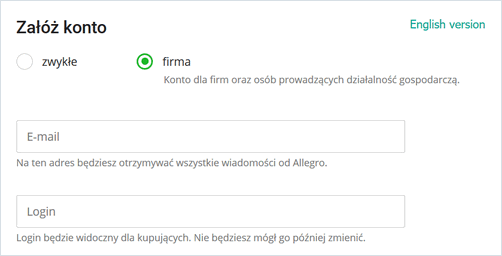 Jak Zarejestrowac Sie W Allegro Pomoc Allegro